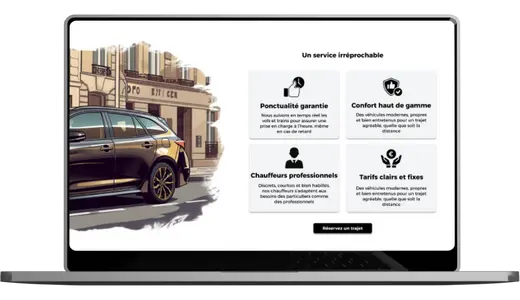 Exemple de site VTC