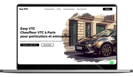 Exemple de site VTC