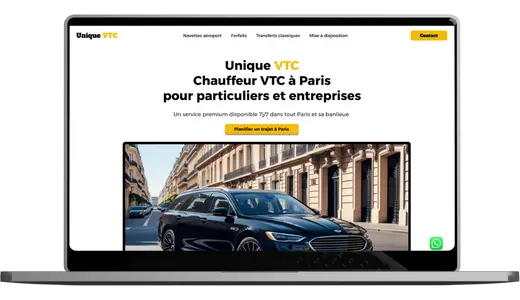 Exemple de site VTC
