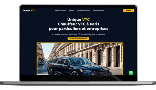 Exemple de site VTC
