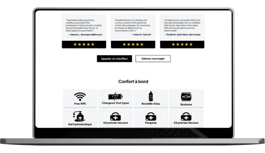 Exemple de site VTC