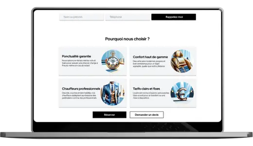 Exemple de site VTC